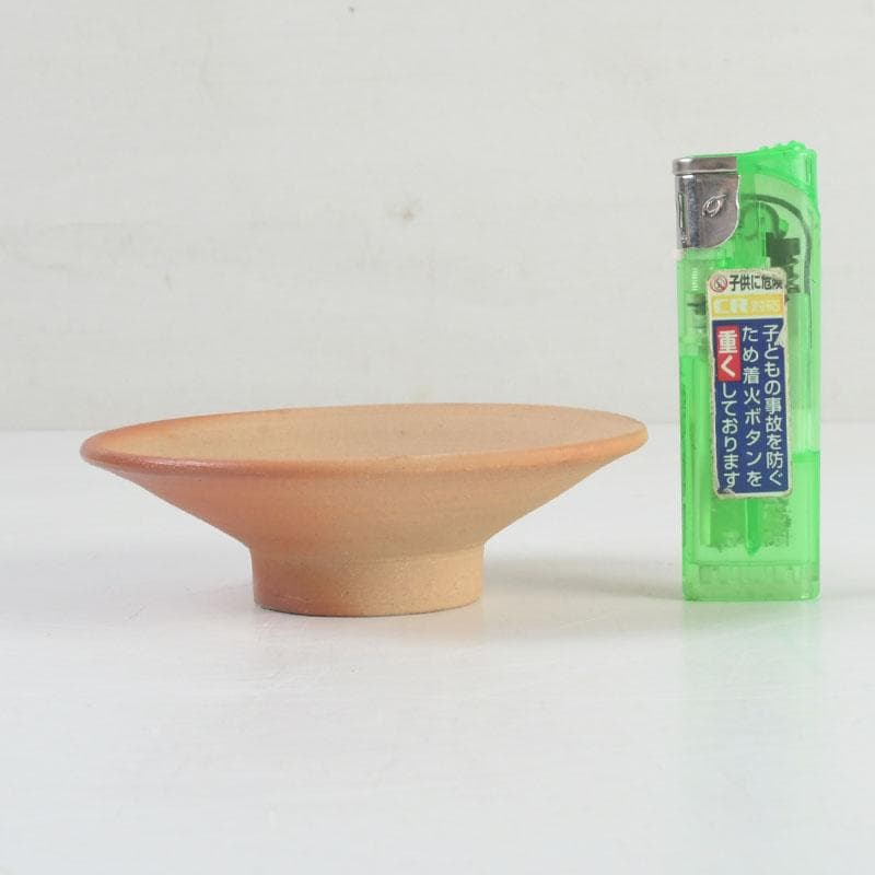 備前焼 人間国宝 藤原雄長男 藤原和作 火襷 盃 共布共箱 N 9444 美術品