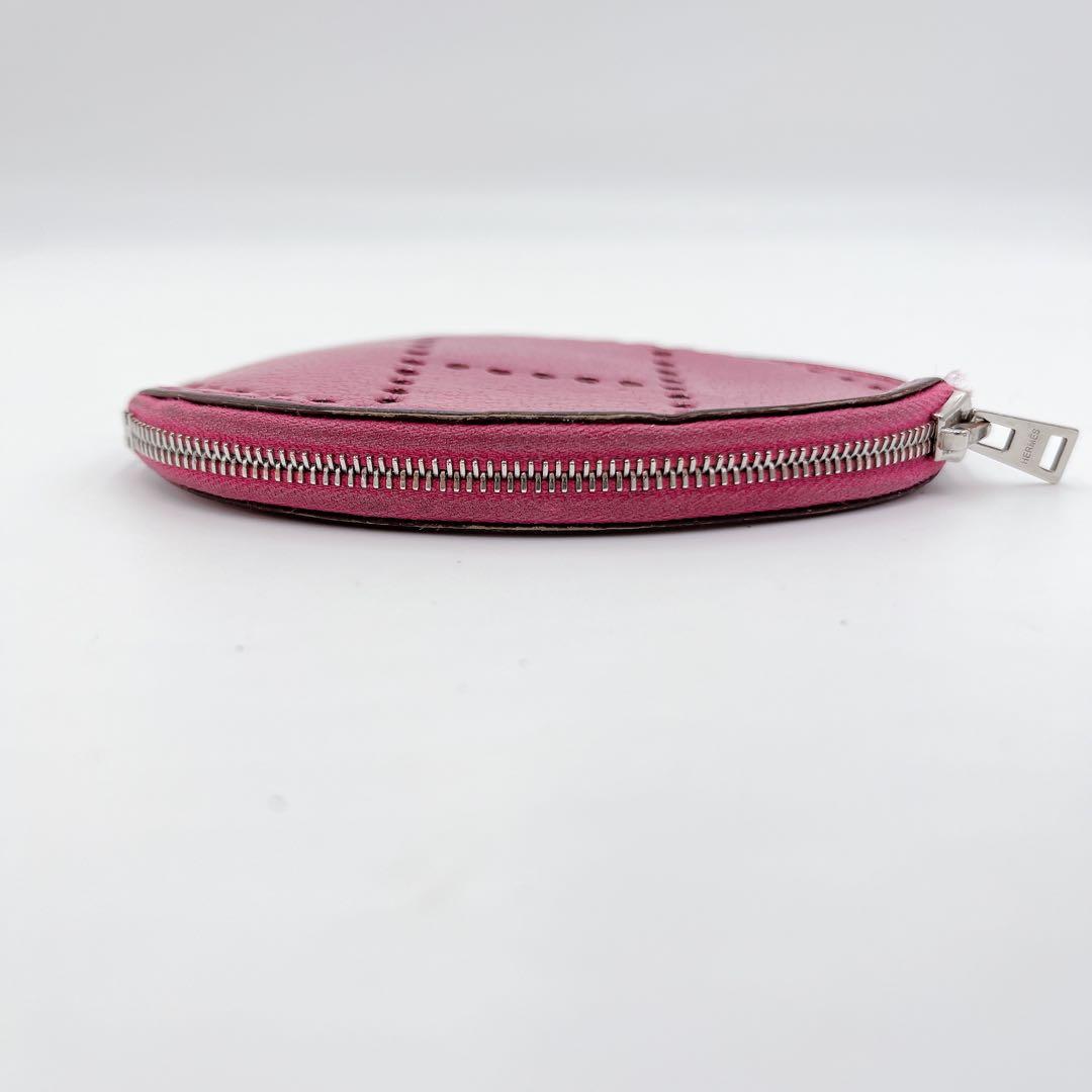 【極希少】HERMES ケース 小銭入れ エブリン ピンク シェーブル