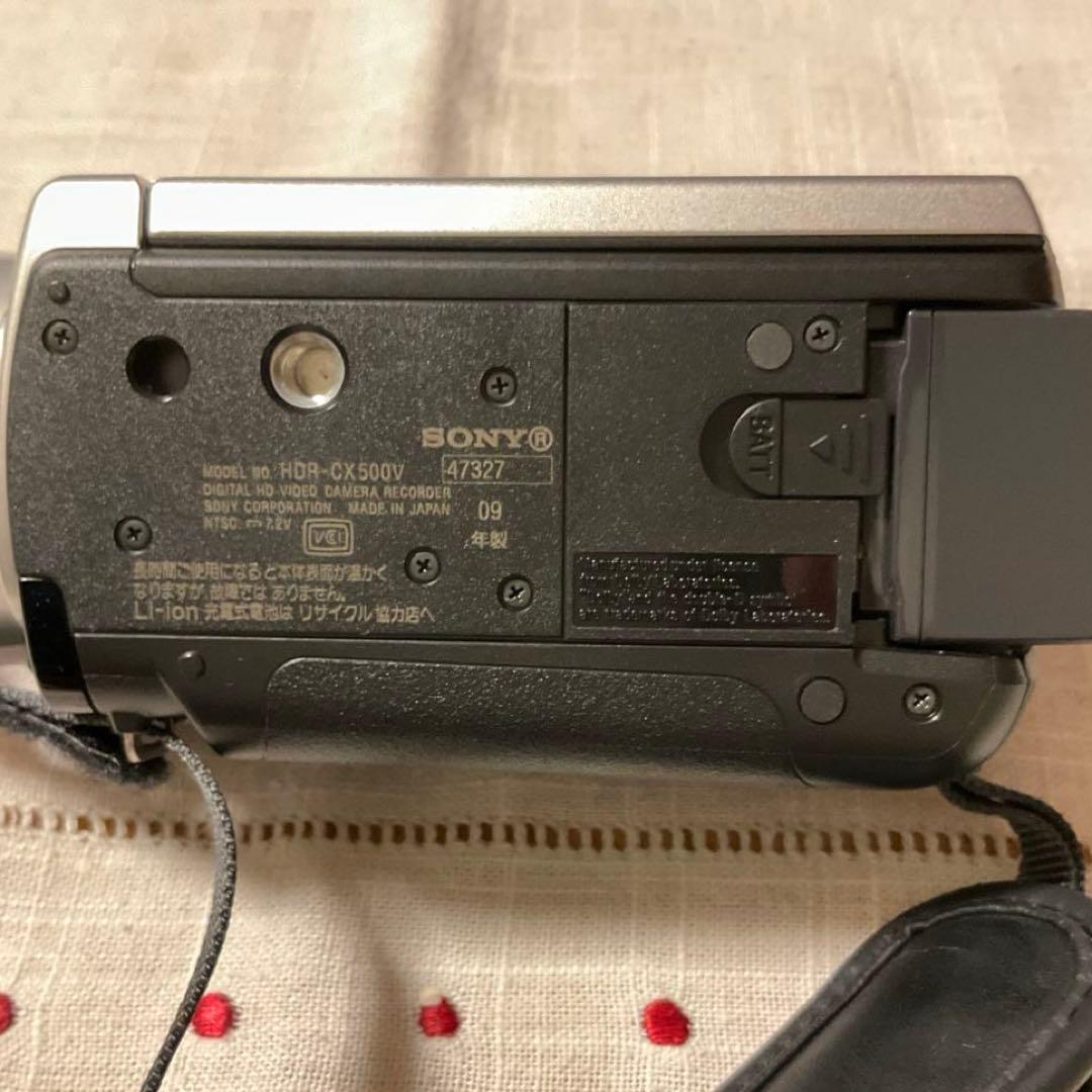SONY HDR-CX500 ビデオカメラ 充電パック2個 ソフトケース付