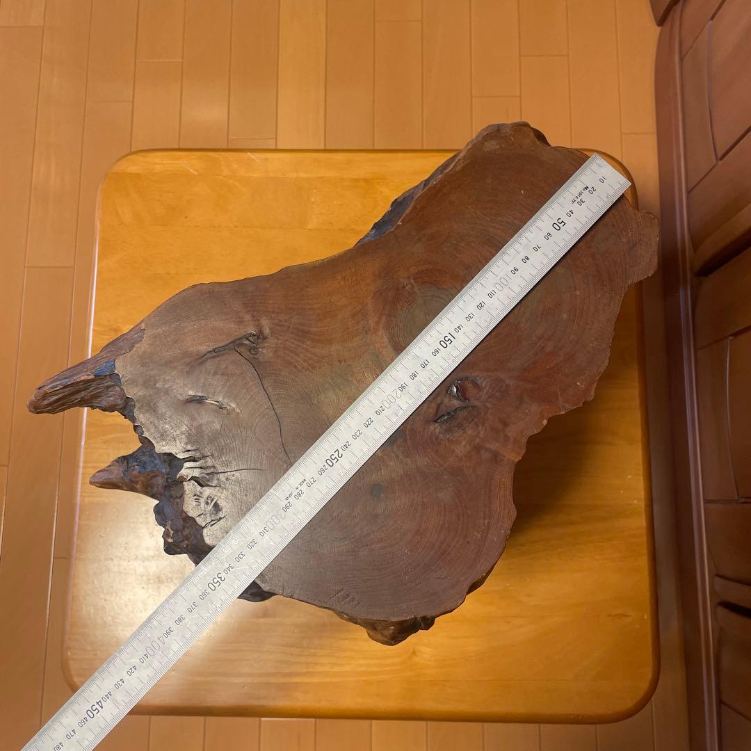 天然木 大型 花台 切り株 台座 飾り台 木工芸品