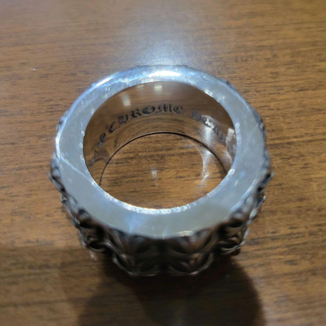 クロムハーツ ダブルピートパンクリング シルバー 925 21号