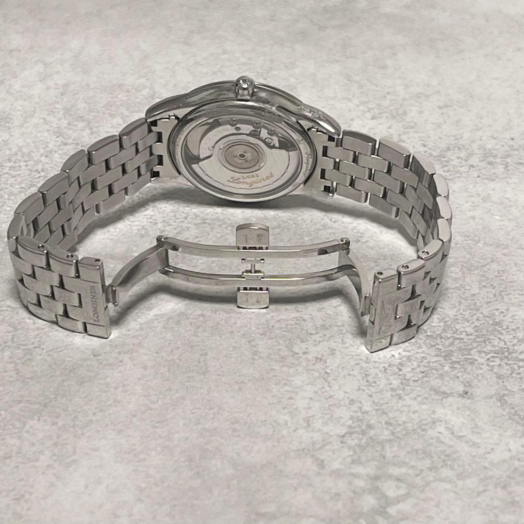 【美品】ロンジン　自動巻き　フラッグシップ　裏スケ　メンズ　デイト