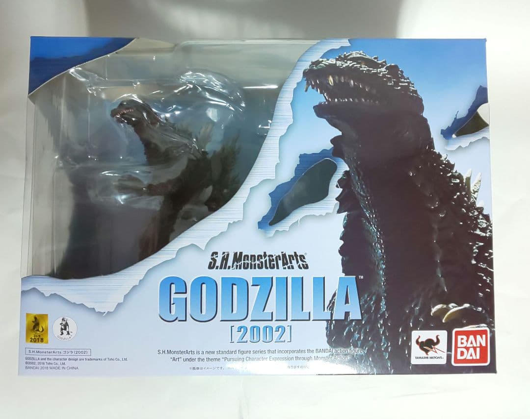 S.H.モンスターアーツ ゴジラ2002 釈ゴジ 初回版 Amazon.co.jp: TAMASHII NATIONS S.H.モンスターアーツ ゴジラ