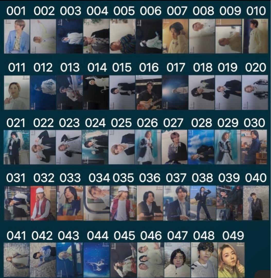 Mrs.GREEN APPLE 対バン フォトカード ノーマルコンプ