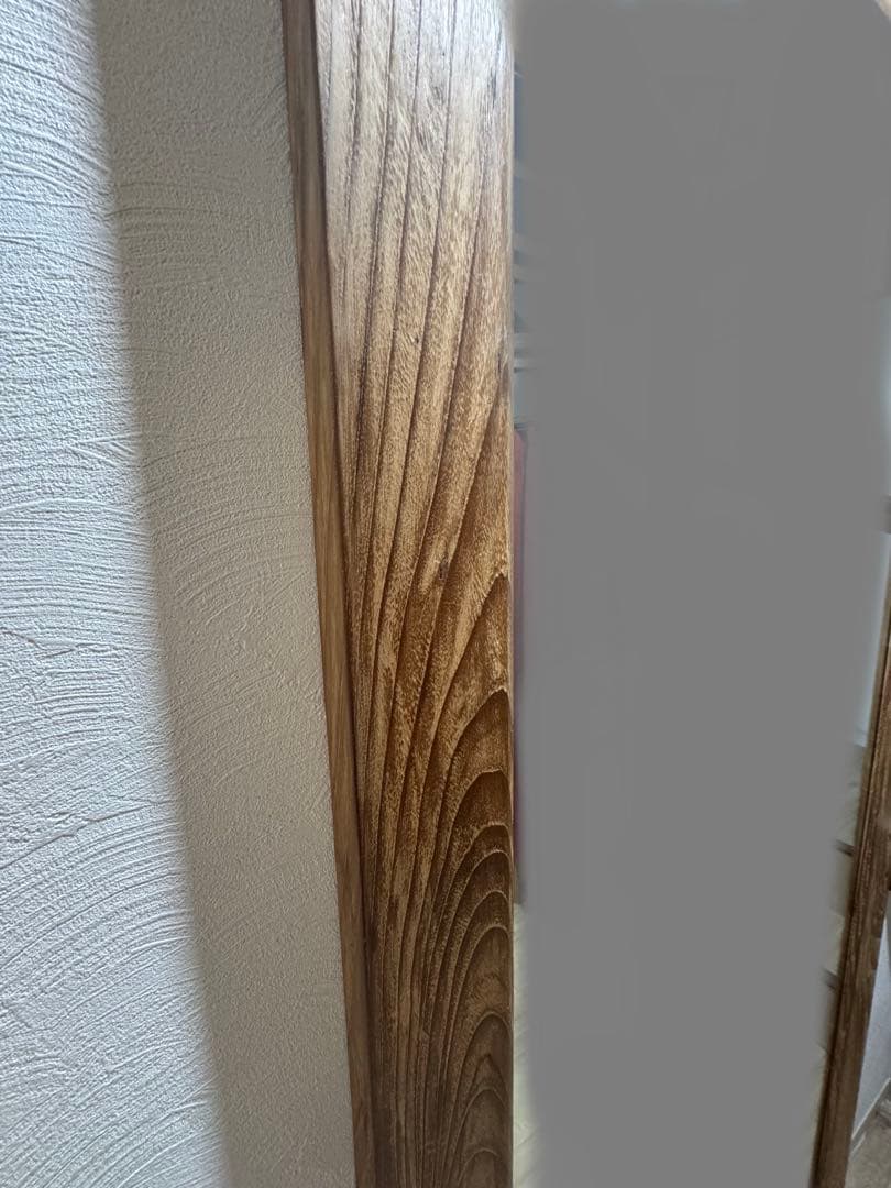 オールドチーク　ミラー　姿見　ヴィンテージ　インド　アンティーク　古材