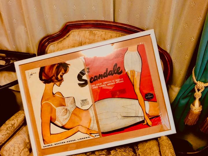 スキャンダル＊ランジェリー下着POPアートピンナップvintage40s〜50s