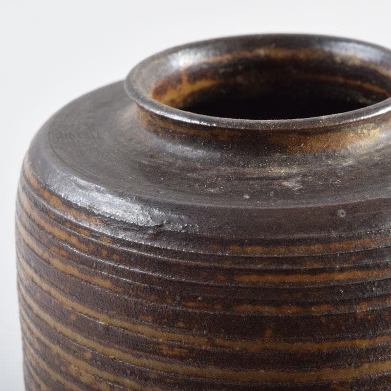 茶道具 渡辺伸治造 名物 円乗坊肩衝写 茶入 仕覆付 共箱 V 8965 - メルカリ