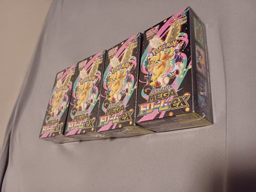 ポケモンカードゲーム MEGAドリームEX 4BOX シュリンク付き