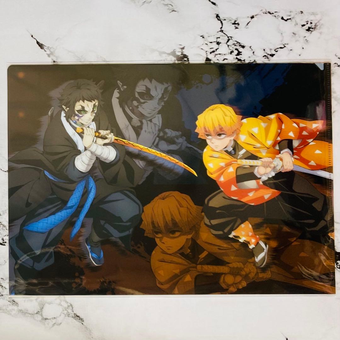 鬼滅の刃 A4クリアファイル 第二弾キービジュアル 我妻善逸 獪