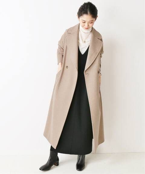 SLOBE IENA お買い得品 SUPER100メルトン ビックラペルコート 新品