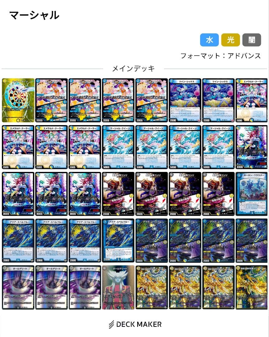 ダーツデリート デッキ 39+12（GR）+8(超次元)+ドキンダムx 初期多め