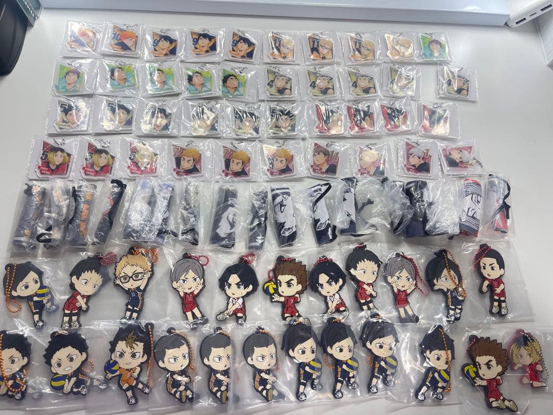 ハイキュー グッズ まとめ売り ガチャガチャ アクスタ キーホルダー 缶バッジ