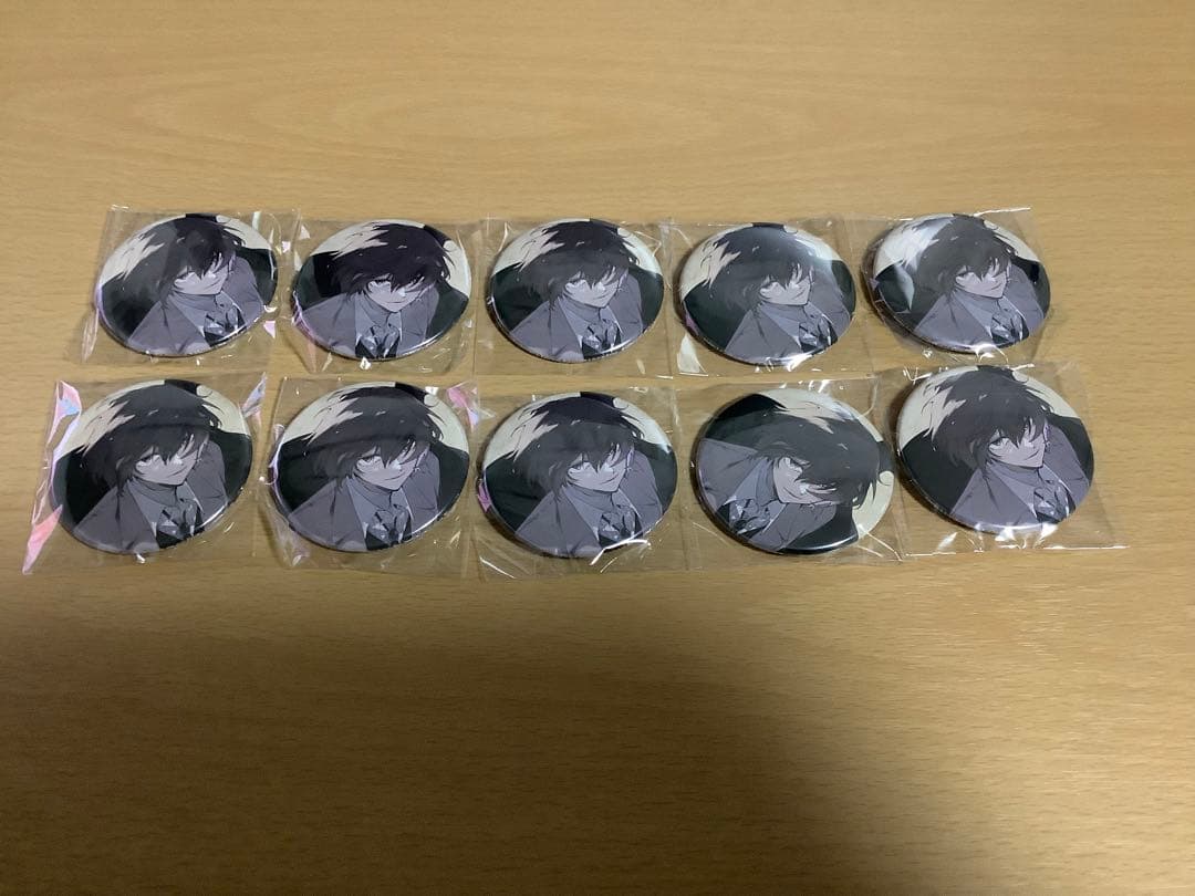 ゲーマーズ 冬の本まつり 文豪ストレイドッグス 太宰治 缶バッジ 10個