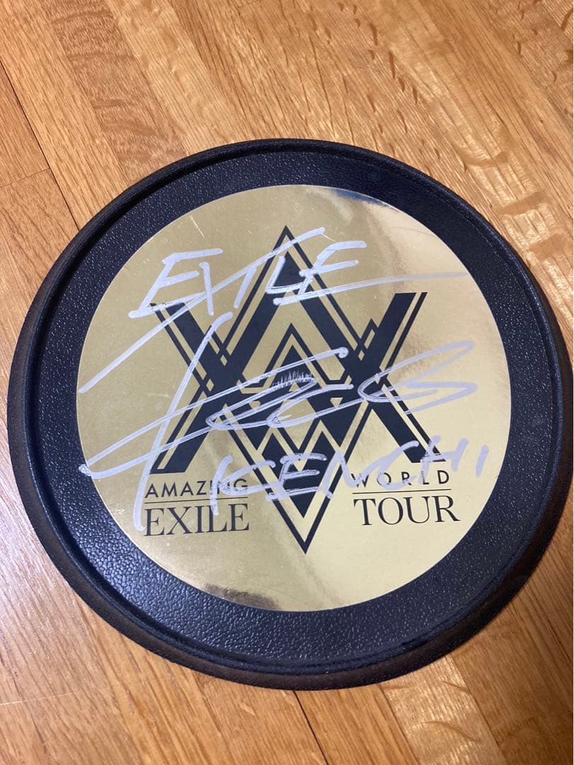 EXILE KENCHIサインフリスビー