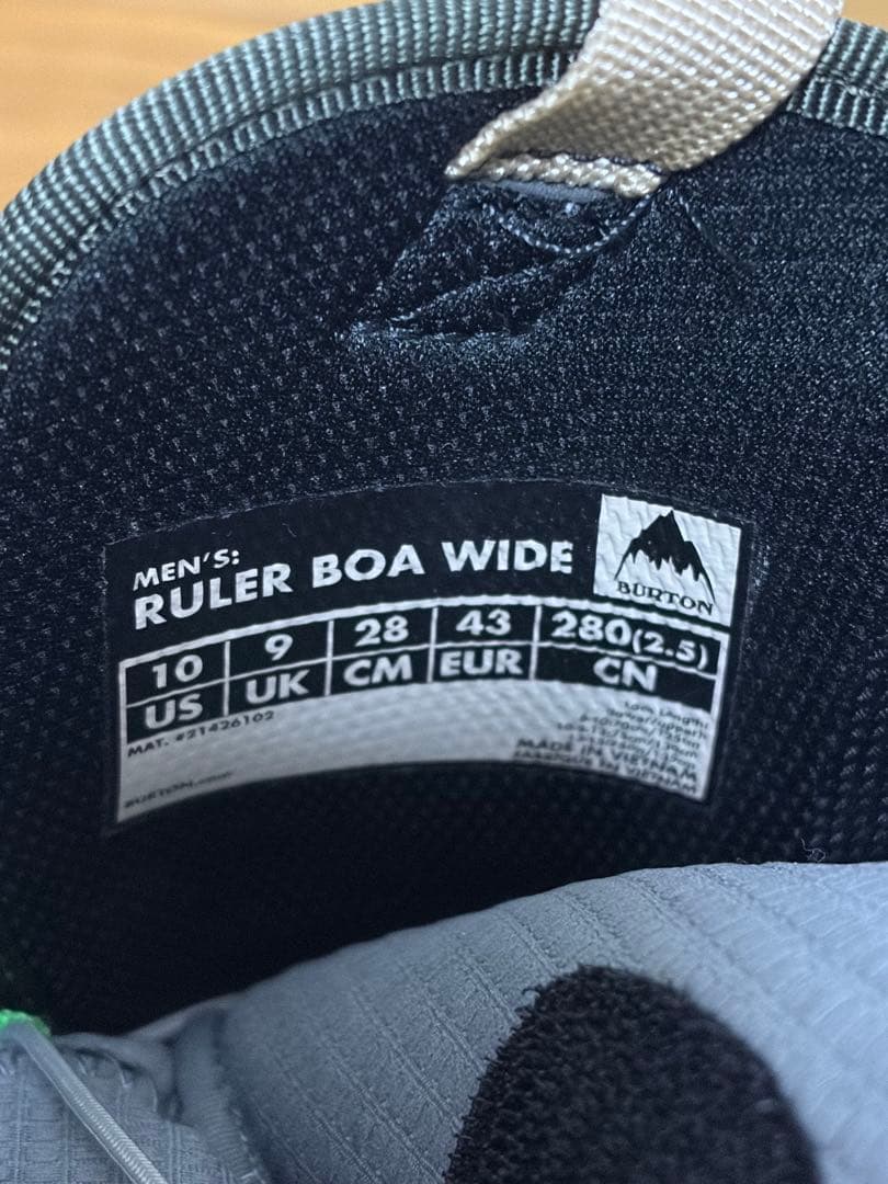 【akki】RULER オリーブグリーン スノーボードブーツ