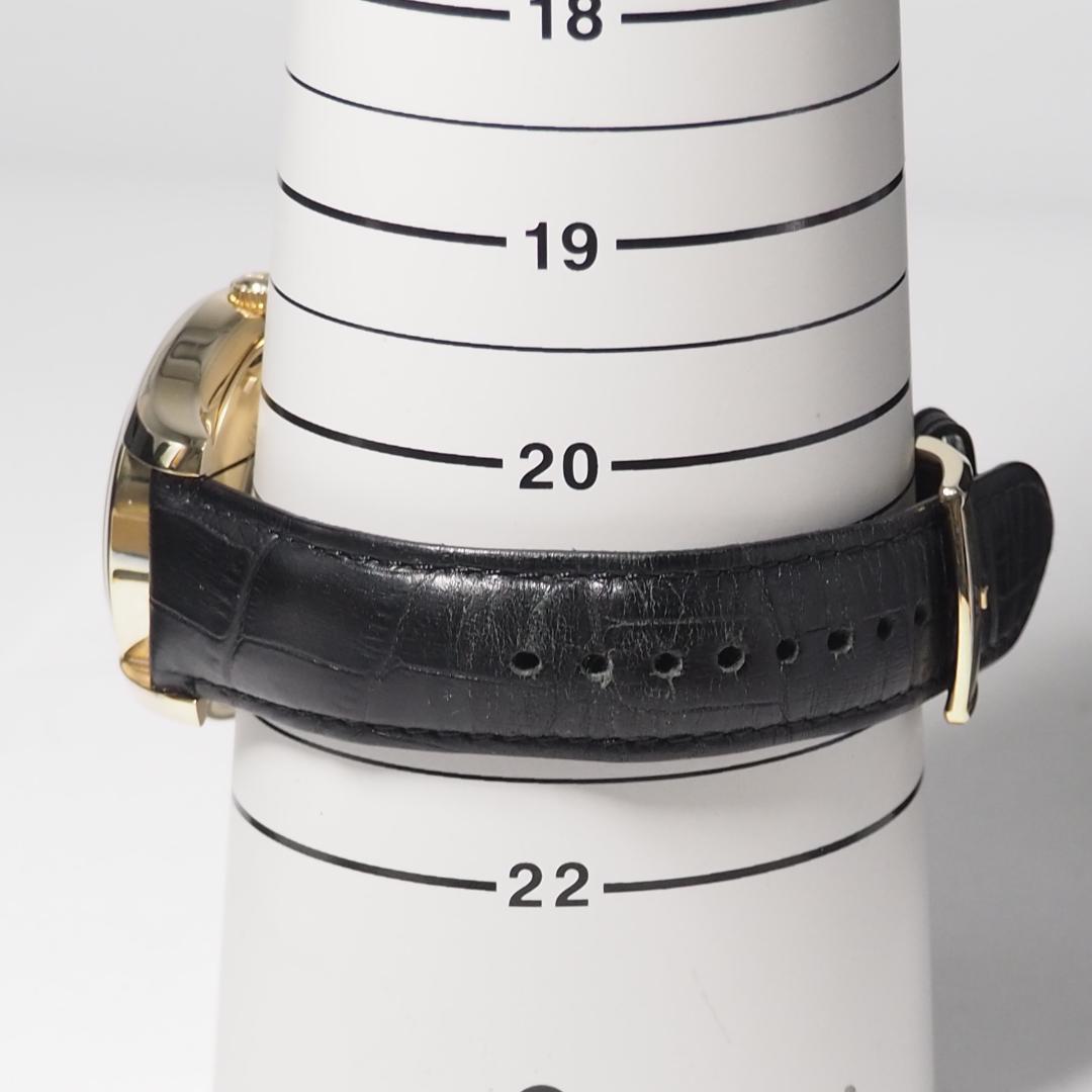 アルマーニ メカニコ 自動巻き ゴールド 裏スケ メンズ 腕時計 箱 F192