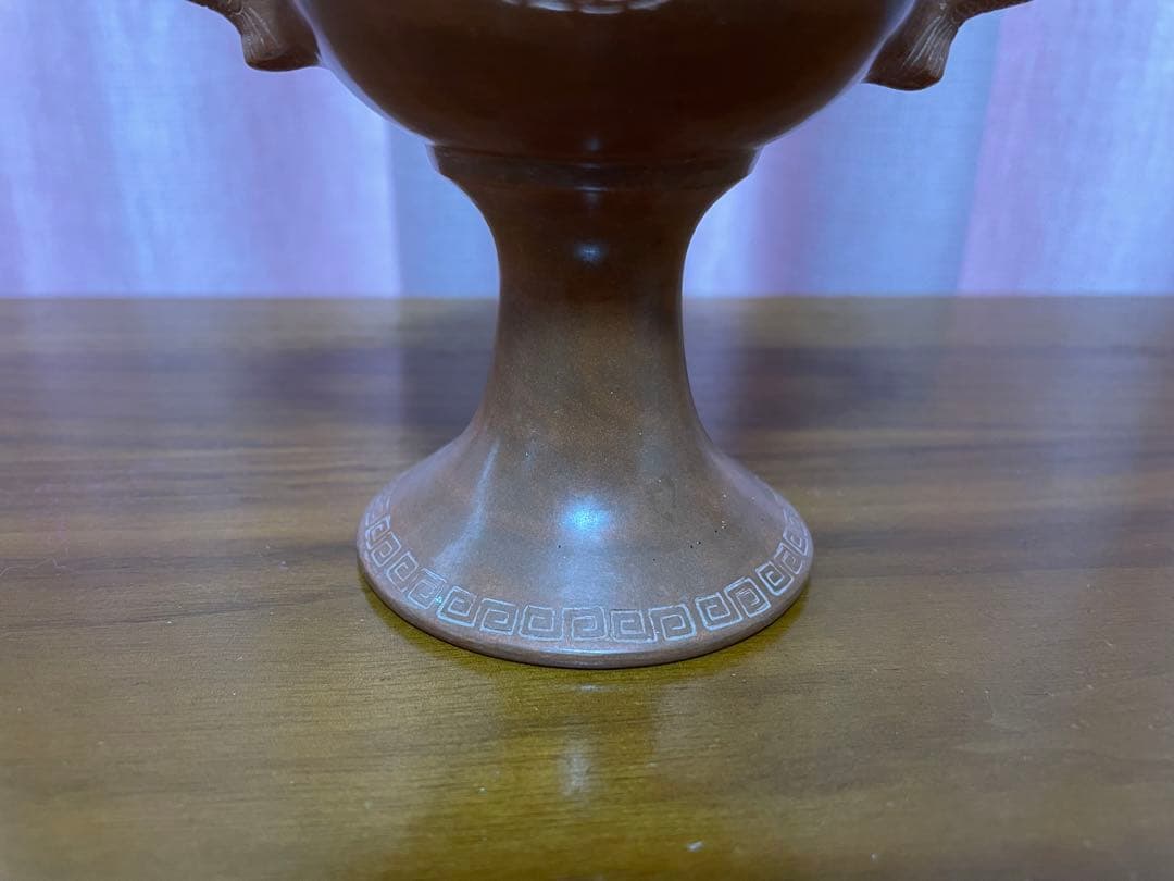 中国美術 朱泥 置物