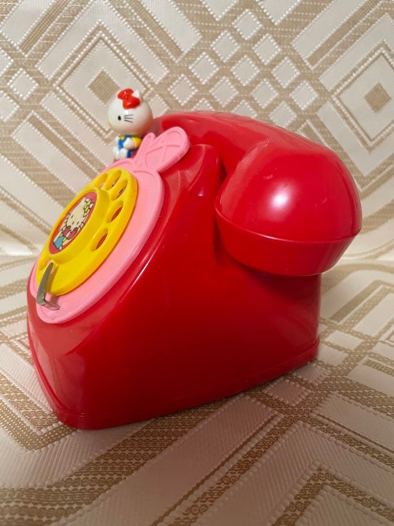 昭和レトロ 東邦化工 サンリオ ハローキティ キティちゃん 電話 当時物