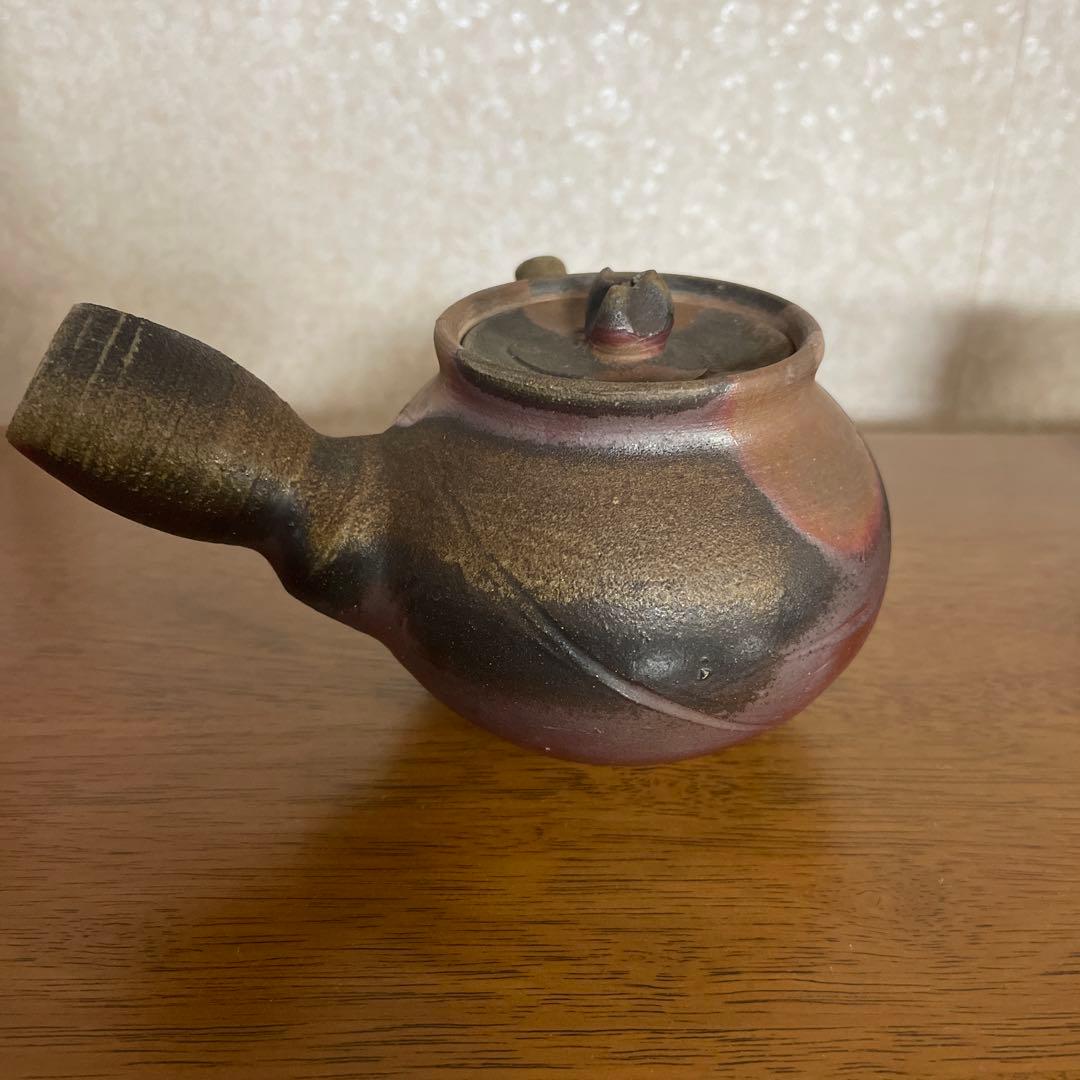 備前焼 急須 松井與之作