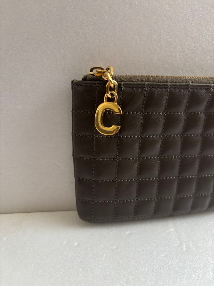 セリーヌ　CELINE C金具　キルティング　カードケース