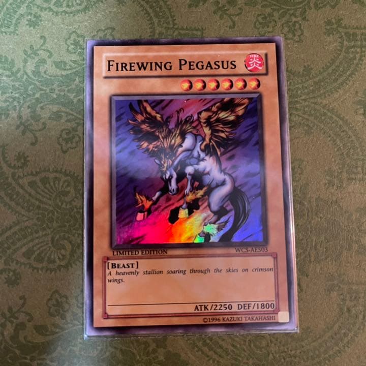 遊戯王 ファイヤー・ウイング・ペガサス WCS 2005 美品 大会プロモ