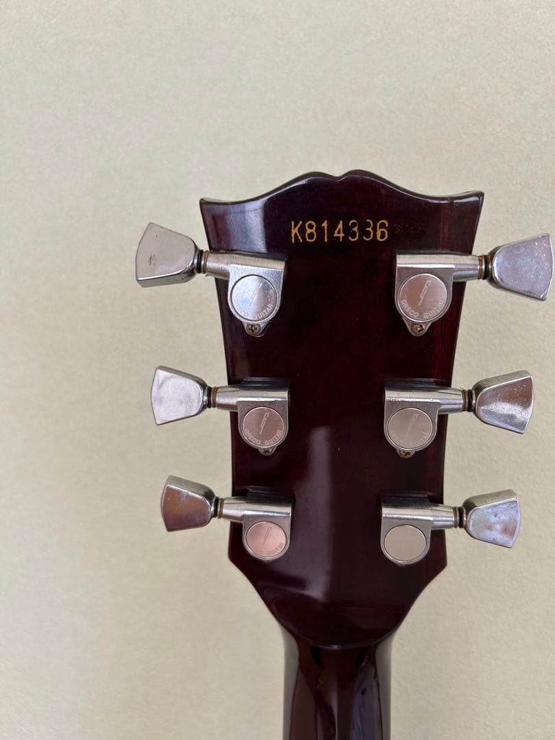 GRECO SGタイプ エレキギター ワインレッド ソフトケース付き