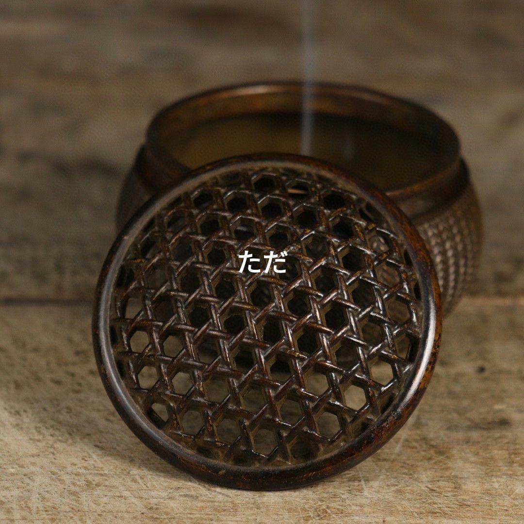 銅製 蘇工香炉 檀香炉 茶道香炉 香道具 工芸品 置物 銅細工 香炉