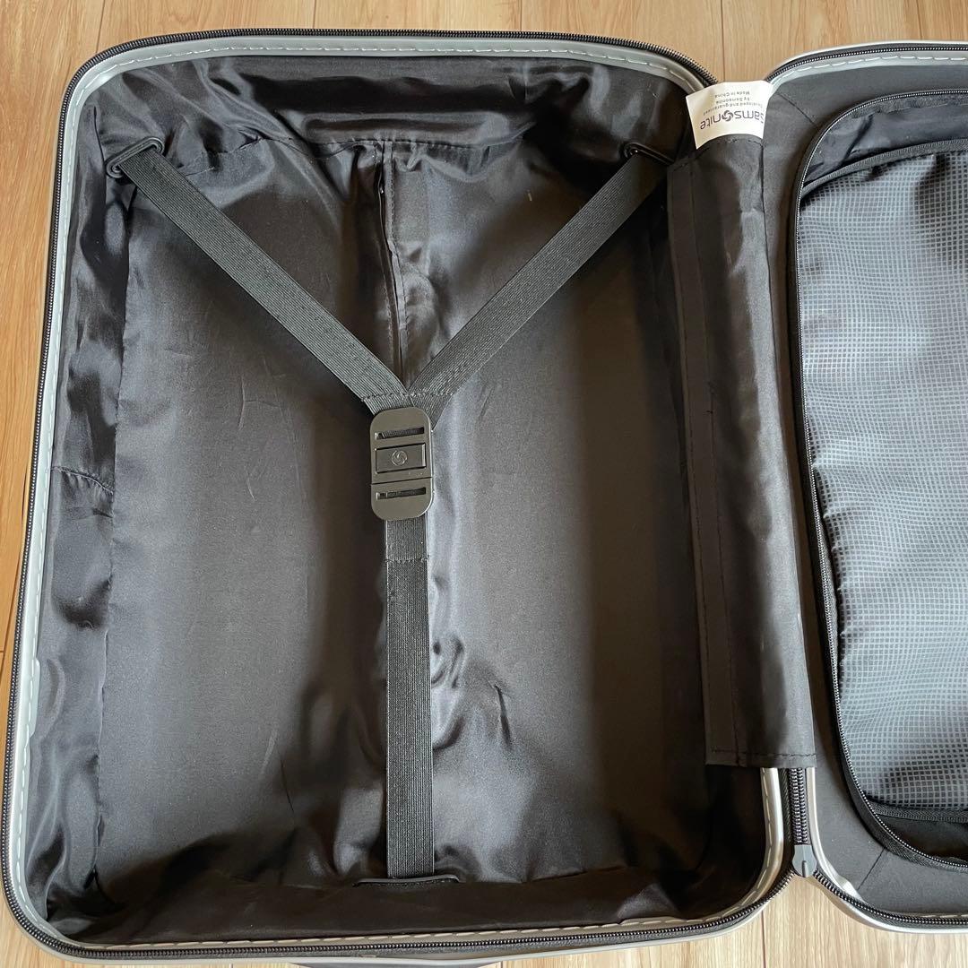 サムソナイト Samsonite INOVA SPINER55 スーツケース 銀 3泊4日