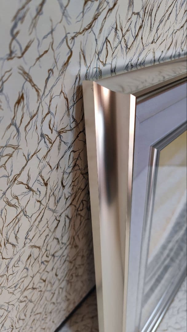 『富岳』 渡辺國夫 日本画 額縁入り 富士山