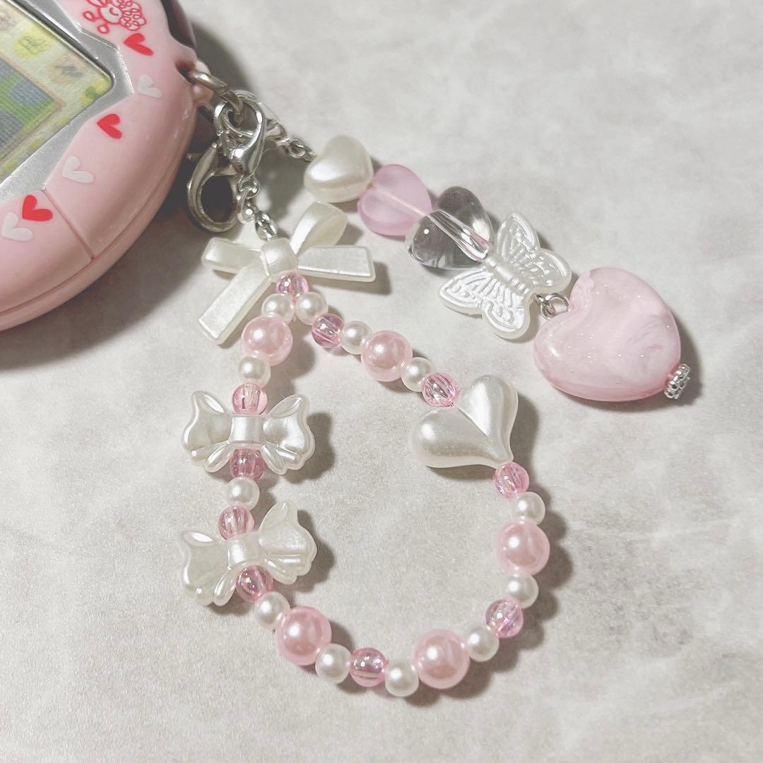 たまごっち ビーズストラップ ビーズキーホルダー たまごっち