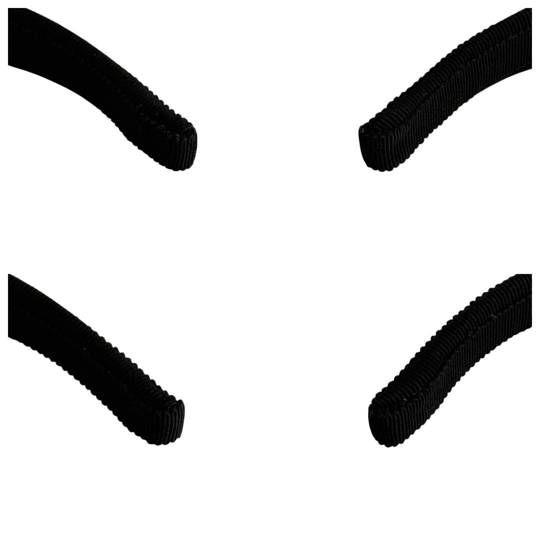 美品 フェラガモ カチューシャ ヴァラ ゴールド金具 ヘアアクセサリー ブラック