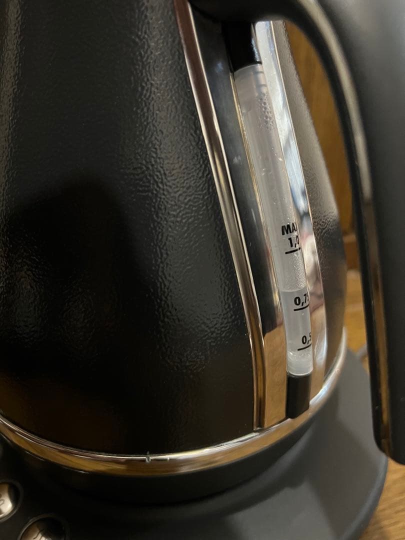 DeLonghi KBOE1230J-GY電気ケトル グレー 温度調節機能付き