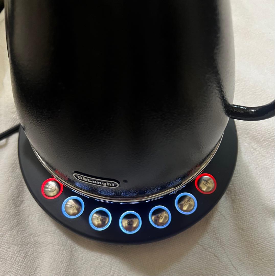 DeLonghi KBOE1230J-GY電気ケトル グレー 温度調節機能付き