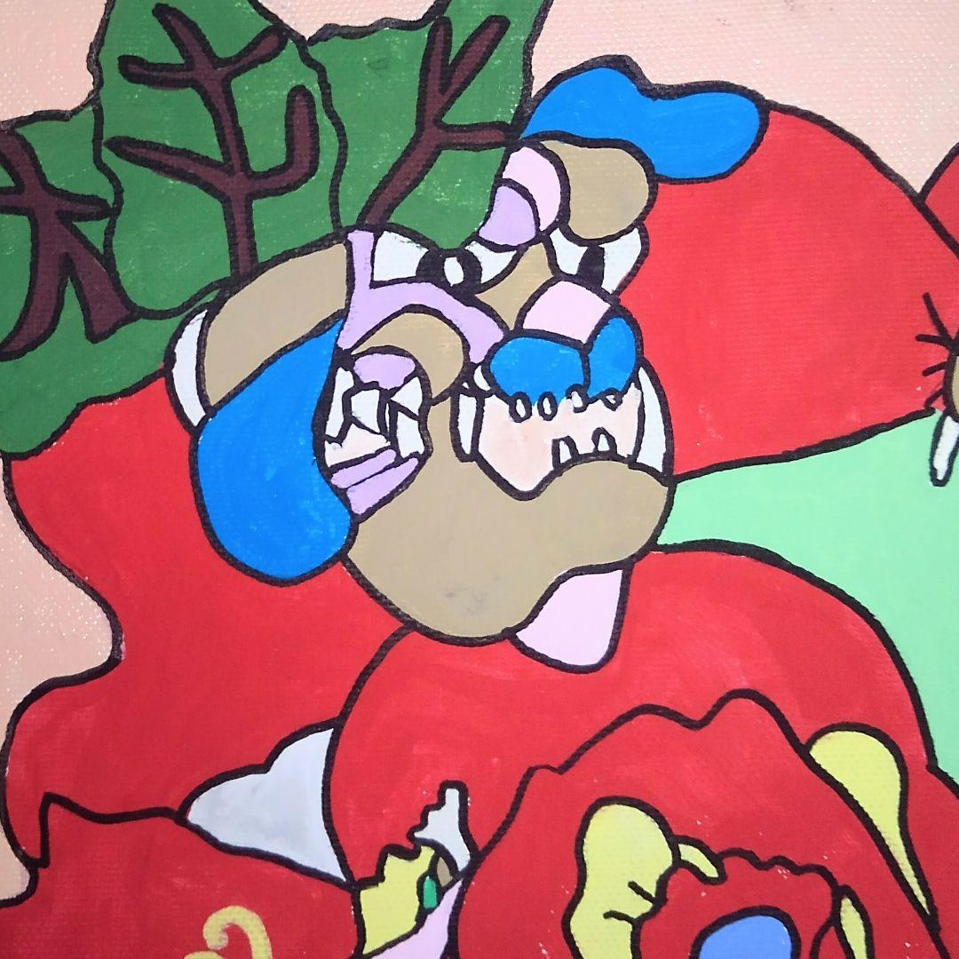 ジミー大西　油彩画 肉筆保証 肉筆サイン　F4サイズ　額装済み