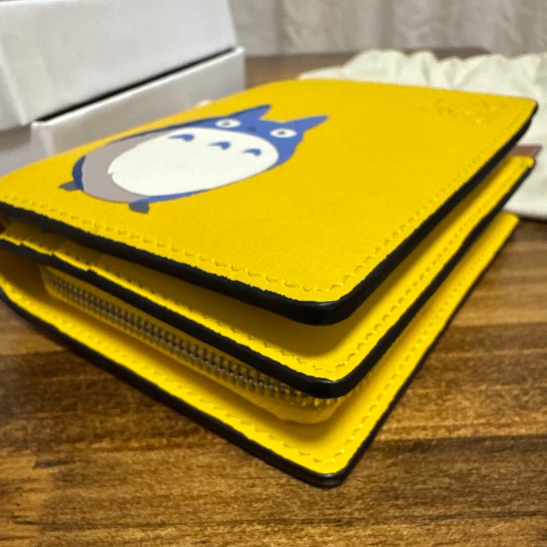 ロエベ LOEWE ジブリ となりのトトロ コラボ ウォレット財布 イエロー