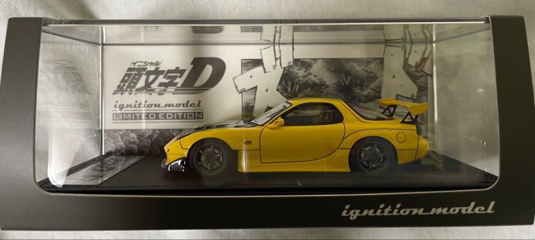 イグニションモデル1/43 RX-7 FD3S 最終戦仕様　高橋啓介フィギュア付