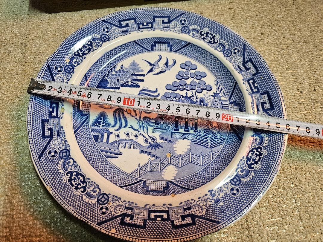 SHOP 偶然と必然の間 CHURCHILL PLATTER BLUE WILLOW ブルーウイロウ柄