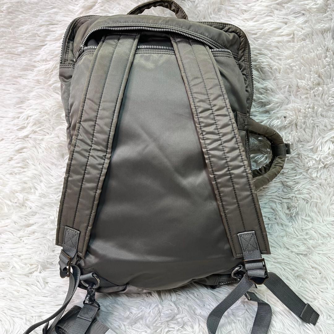 廃盤品✨ポーター タンカー ビジネスバッグ リュック2層3way シルバーグレー