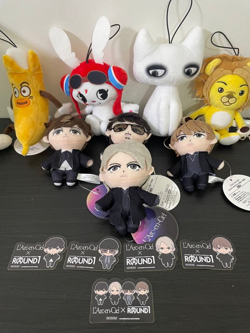 l'arc~en~ciel ラルク マスコットぬいぐるみ ラウンドワン