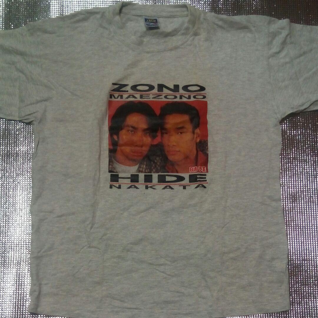 未使用品 ラ王 中田×前園 Tシャツ サッカー｜未使用品 ラ王 中田