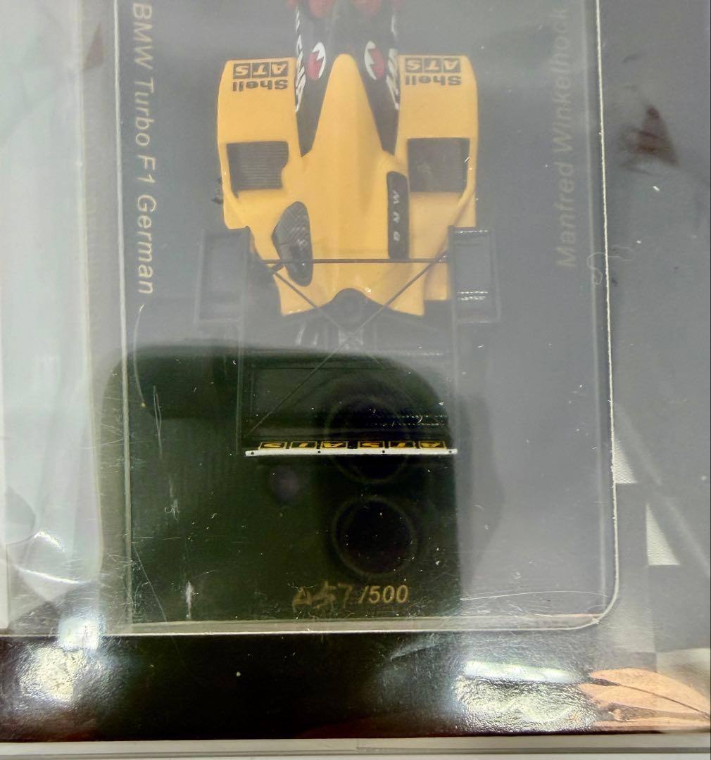 世界500台　スパーク 1/43 ATS D7BMWドイツGP 1984ミニカー