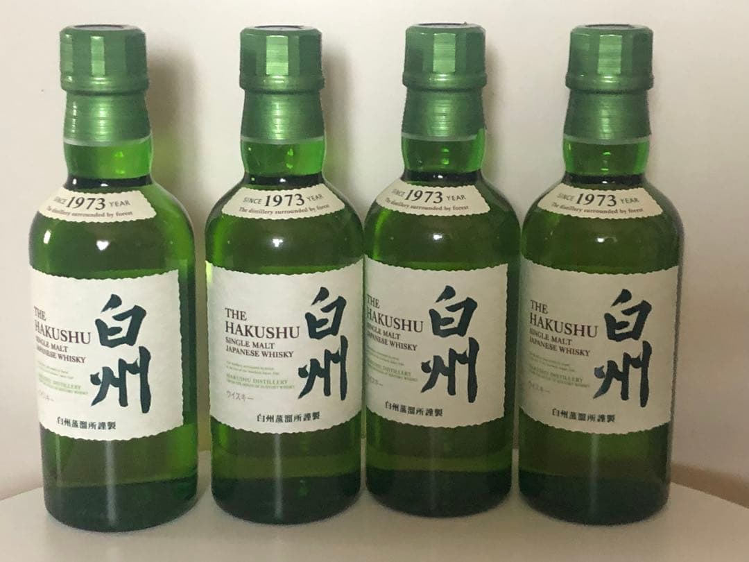 【新品未開封】白州　ミニボトル　４本　１８０ml×４ 未開封 白州 ミニボトル 180ml 4本セット