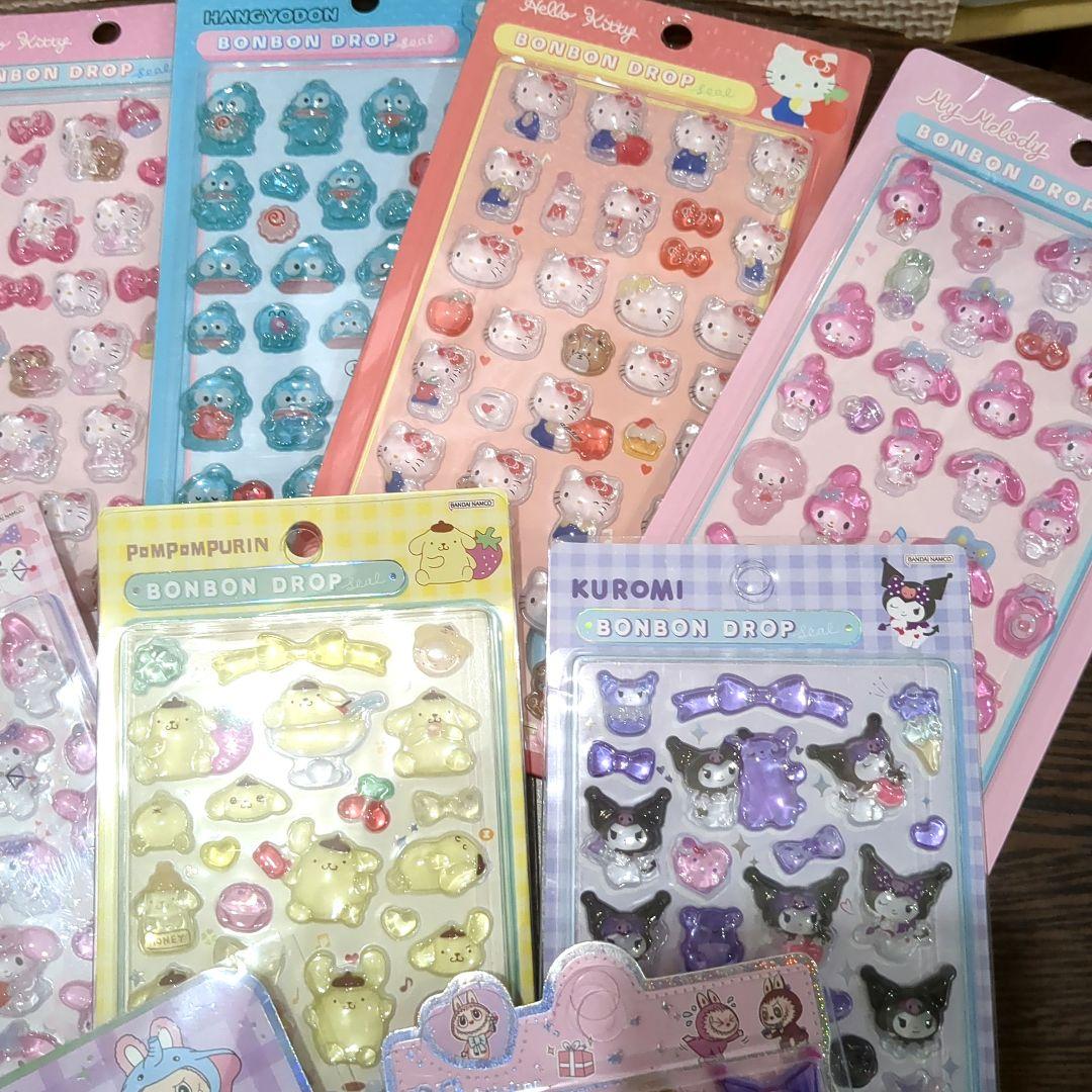 ボンボンドロップシール　サンリオ　らぶぶ