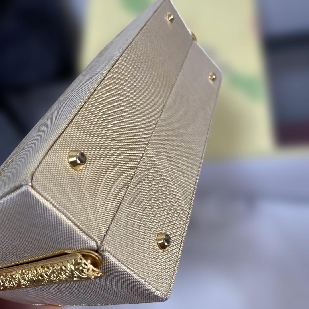 佐賀錦　伊と忠　正絹　和装小物　着物　草履&バッグ　セット　金色　フォーマル