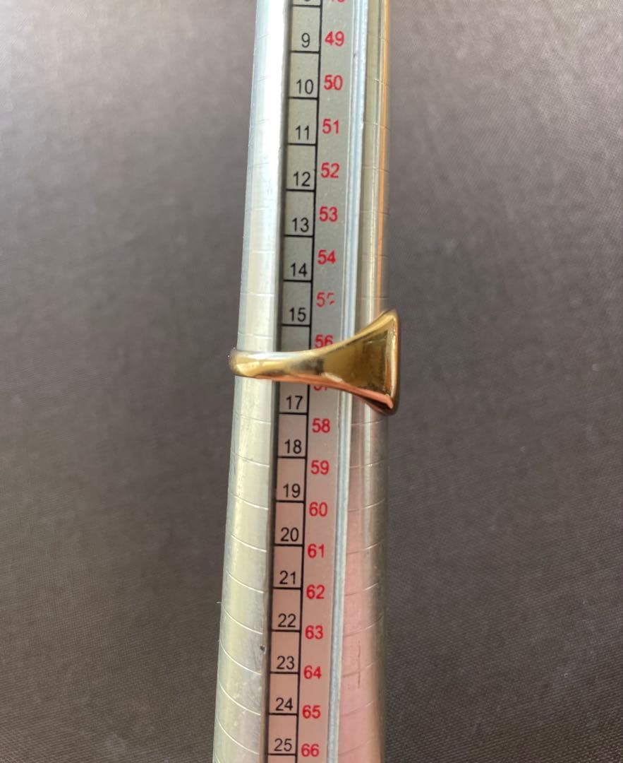 ビンテージ　シグネットリング　9金　9k