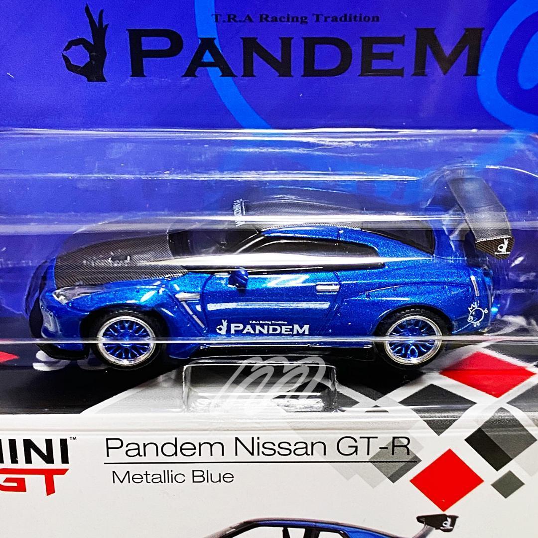 トイザらス限定 MINI GT Pandem GT-R R35 メタリックブルー