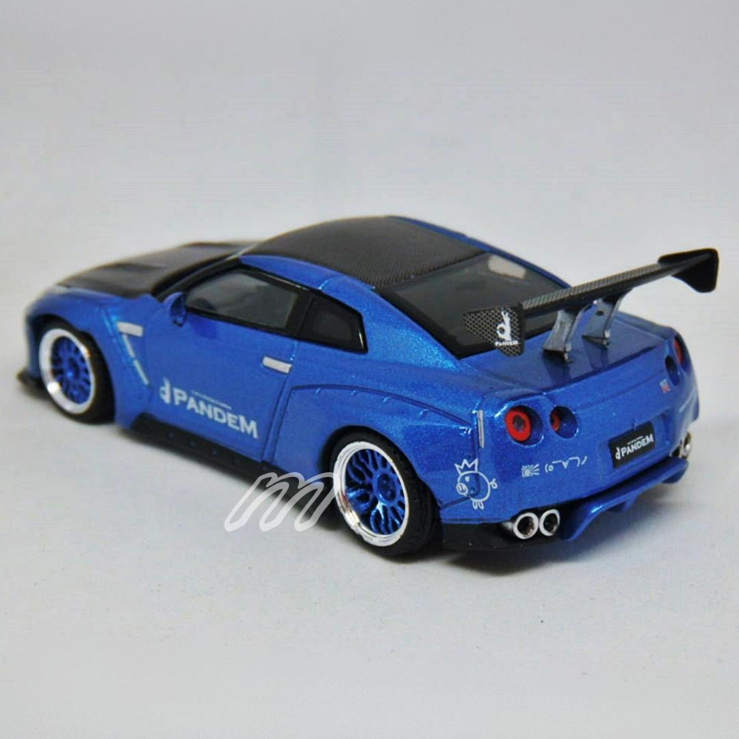 トイザらス限定 MINI GT Pandem GT-R R35 メタリックブルー