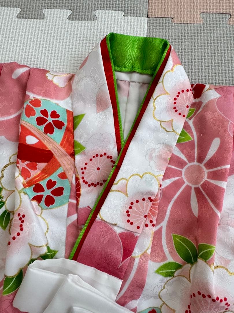 七五三　着物 3歳 被布 セット　花ひめ