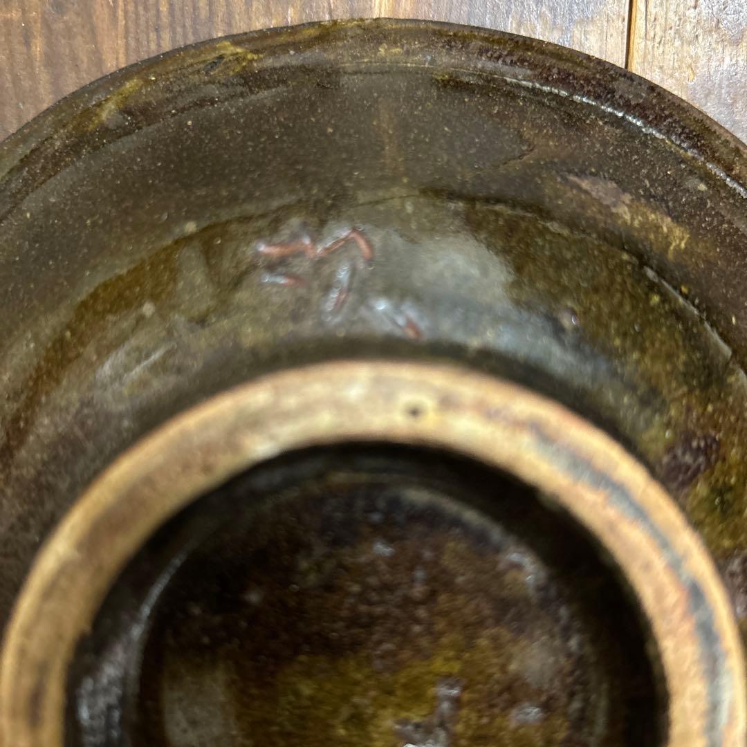 沖縄　やちむん　壺屋焼　人間国宝　金城次郎　魚紋皿　5寸皿　15㎝　重ね焼