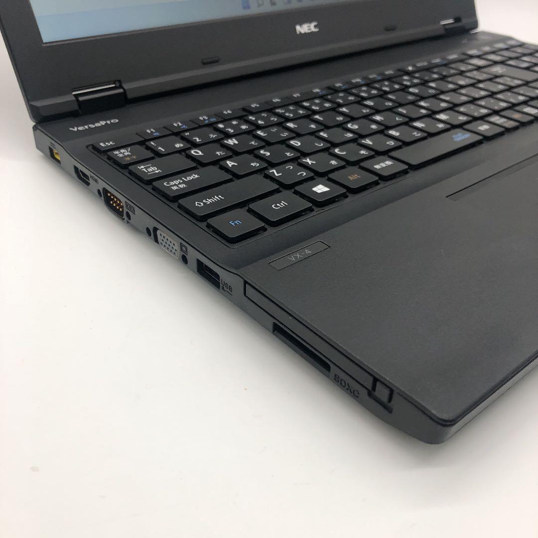 美品】NEC-VKM17ノートパソコン/ノートPC高速SSD換装office付